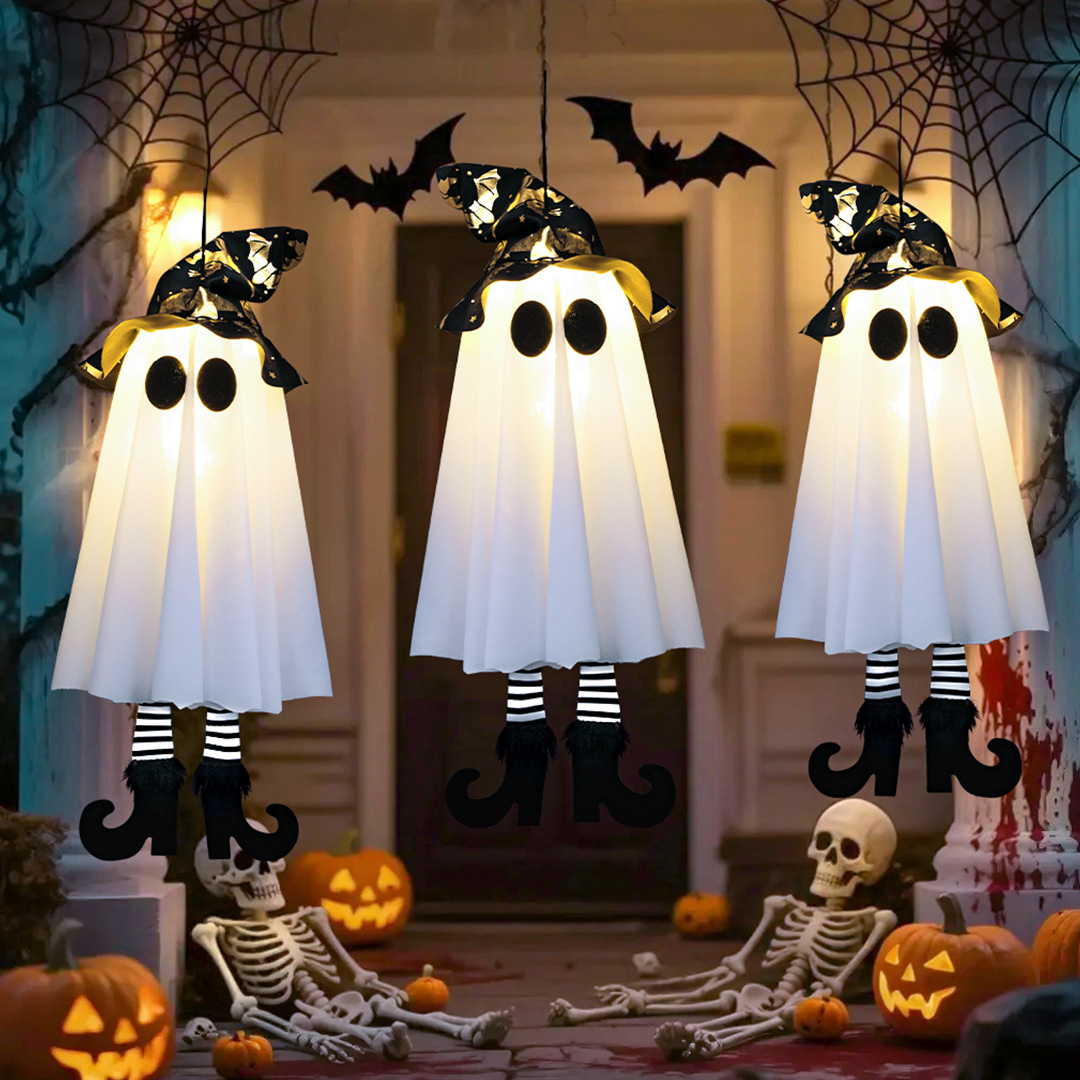 1/3 個ハロウィン LED ライトアップ魔女ゴーストぶら下 - Outdoor Lighting Effects のレビューと価格