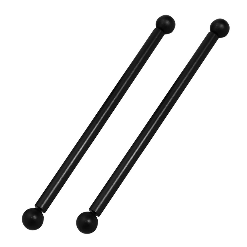 屋外用ランプポスト用クロスアーム2個。黒色の金属製で、頑丈な - Outdoor Lighting Black のレビューと価格