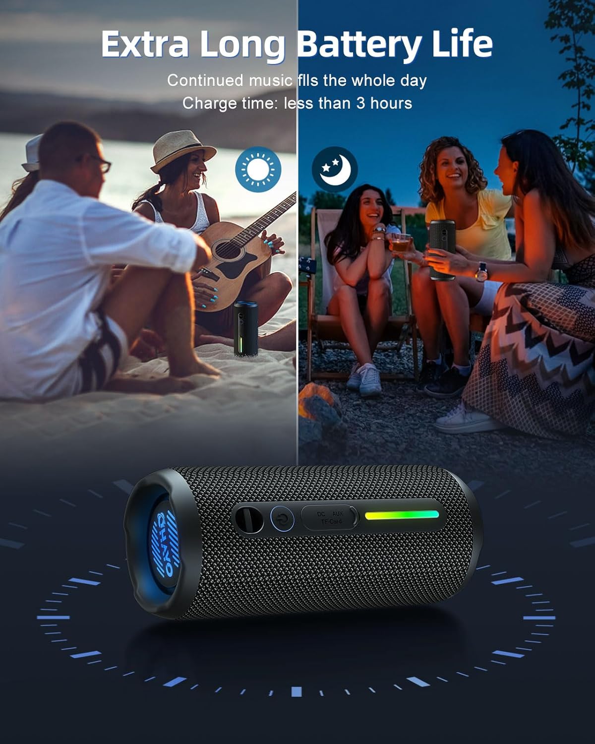 Ohayo S7 ポータブル Waterpro Blueto - Outdoor Lighting Wireless のレビューと価格