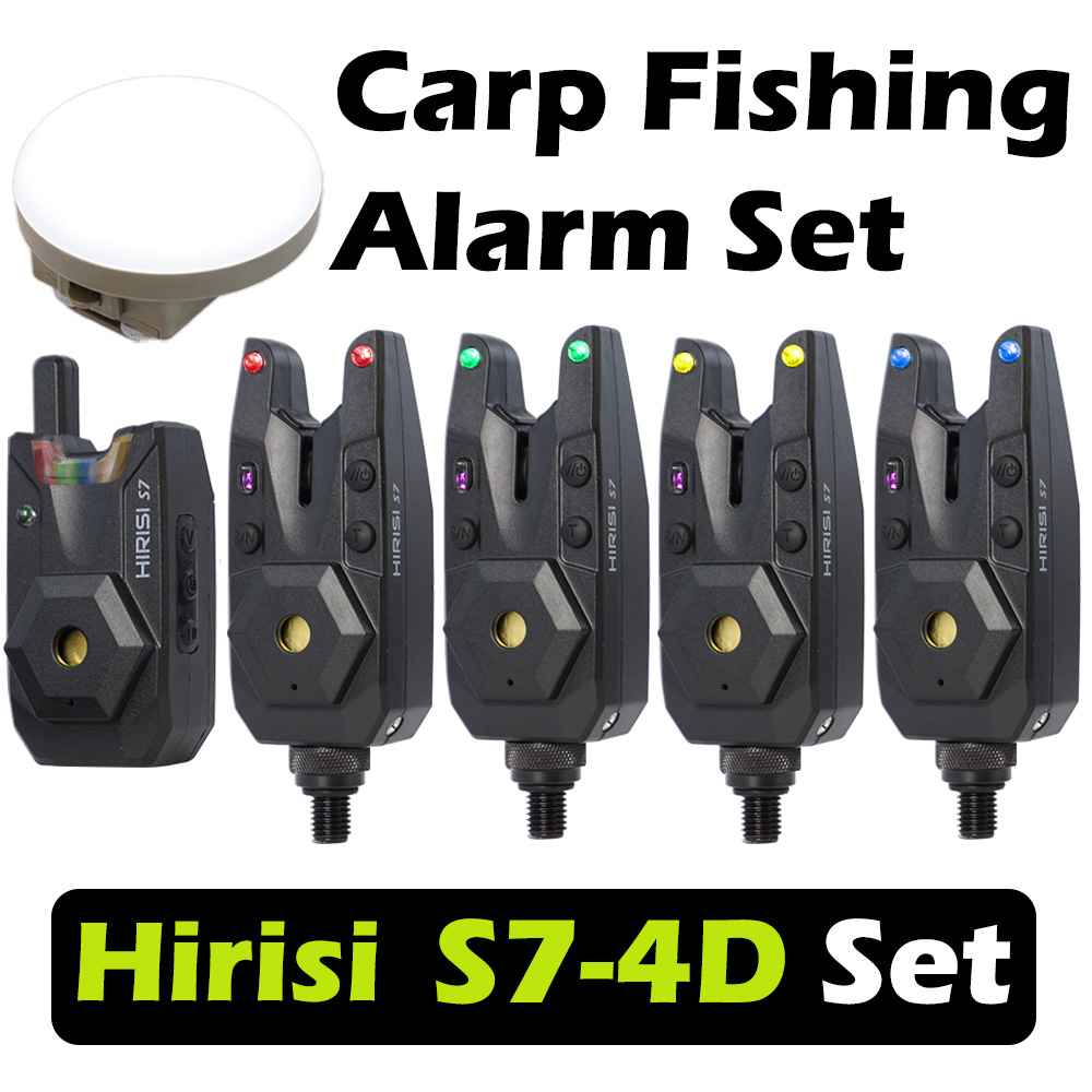 Hirisi S7-4D ワイヤレス鯉釣りバイトアラームセッ - Outdoor Lighting Wireless のレビューと価格