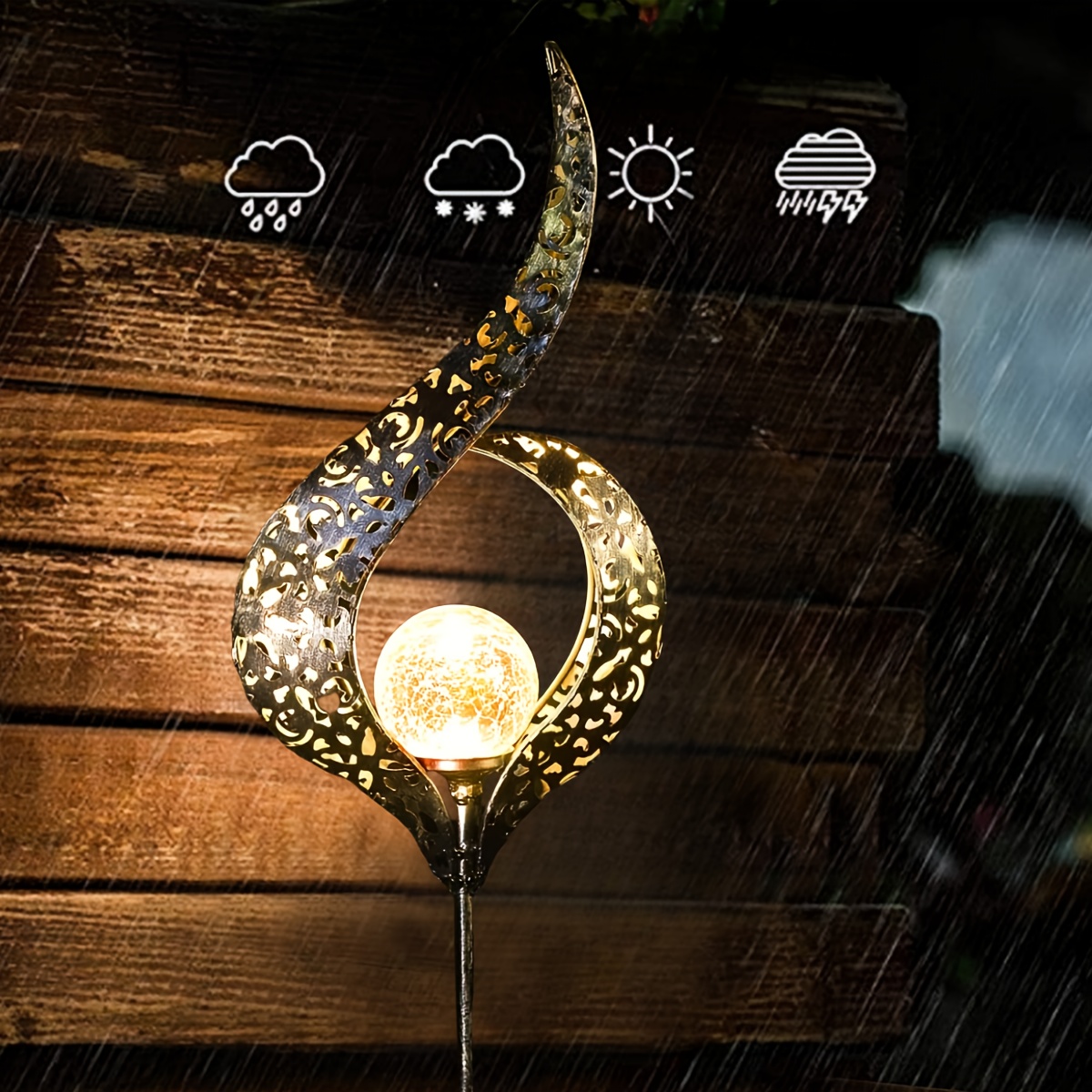 屋外用ソーラーガーデンライト、屋外用ソーラーライト、ガーデン - Outdoor Lighting Pathway のレビューと価格