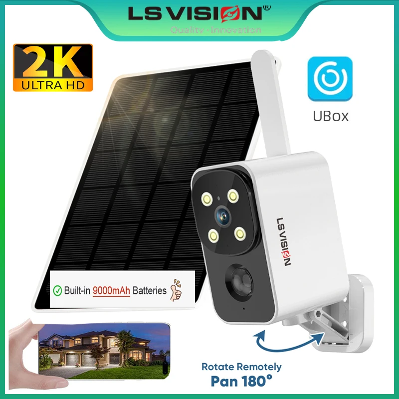LS VISION屋外ソーラーカメラ ワイヤレスカメラ WI - Outdoor Lighting Wireless のレビューと価格