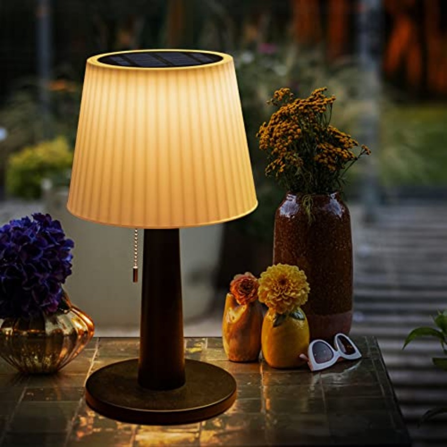ソーラーテーブルランプ 屋外/屋内用 - 母の日ギフト 3つ - Outdoor Lighting Waterproof のレビューと価格